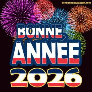 Bonne année 2026 Gif