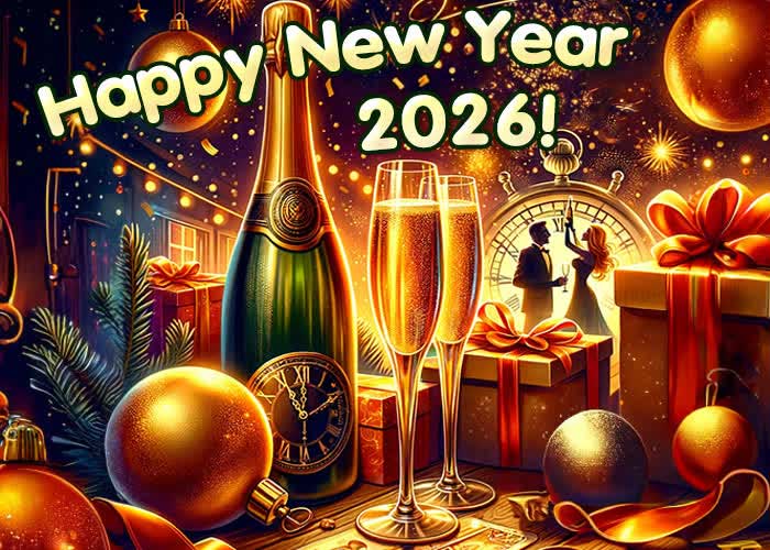 happy new year 2026 image free download