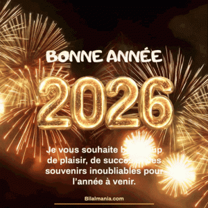 Gif Bonne année 2026